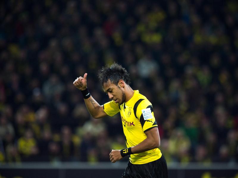 Pierre-Emerick Aubameyang wurde vom Länderspiel Gabun gegen Lesotho freigestellt. Foto: Bernd Thissen Pierre-Emerick Aubameyang wurde vom Länderspiel Gabun gegen Lesotho freigestellt. Foto: Bernd Thissen