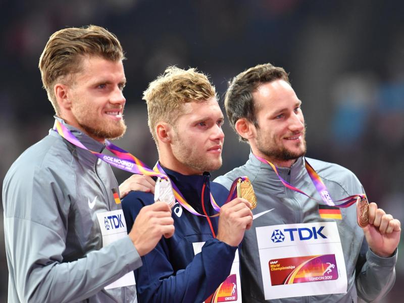 Silbermedaillengewinner Rico Freimuth (li.) setzt sich bereits die nächsten ziele Silbermedaillengewinner Rico Freimuth (li.) setzt sich bereits die nächsten ziele