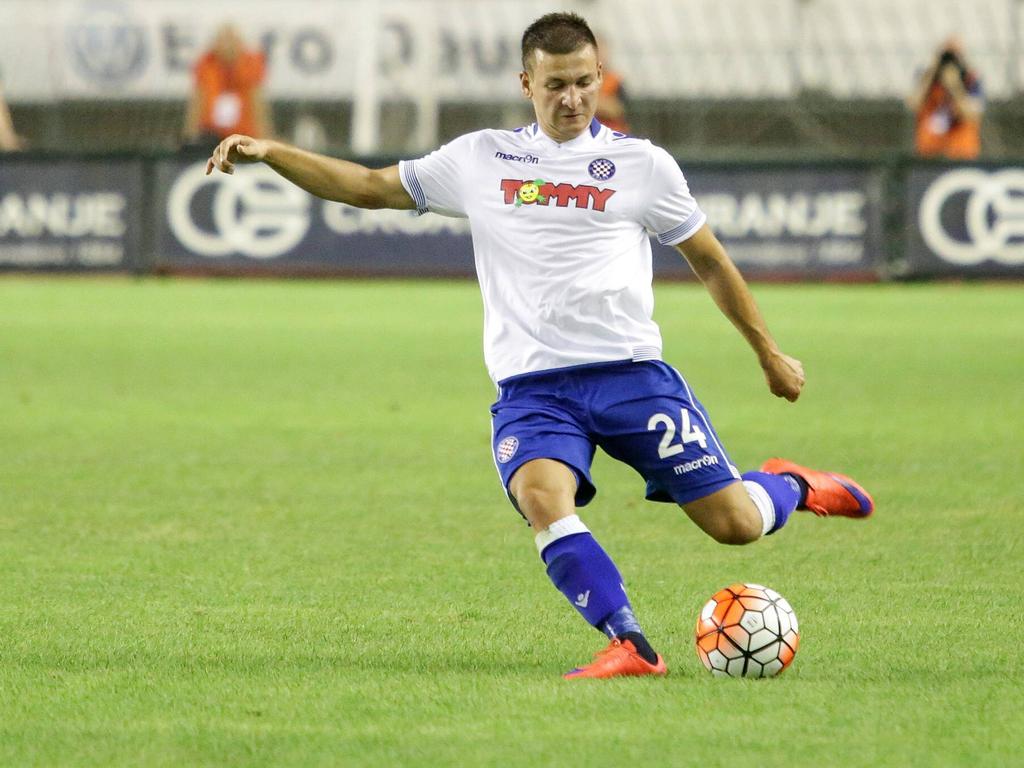 Marko Pejić im Dress von Hajduk Split Marko Pejić im Dress von Hajduk Split