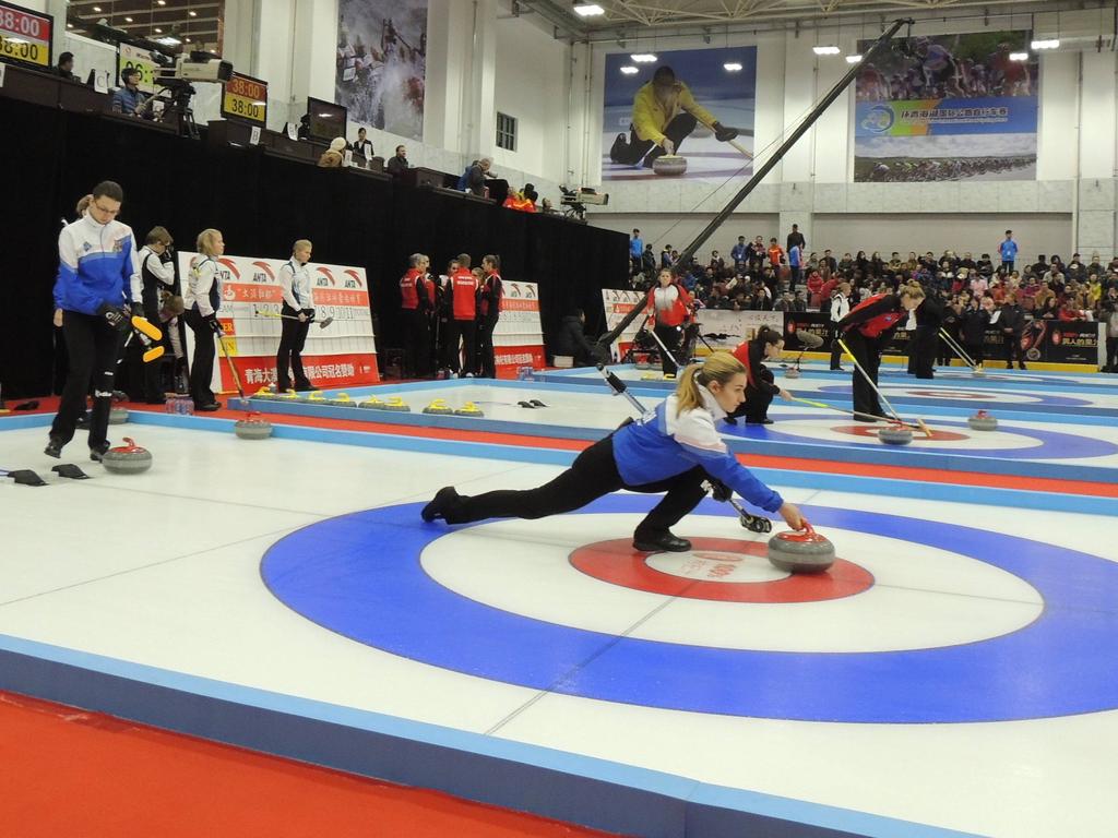Die deutschen Curling-Damen haben China bezwungen Die deutschen Curling-Damen haben China bezwungen