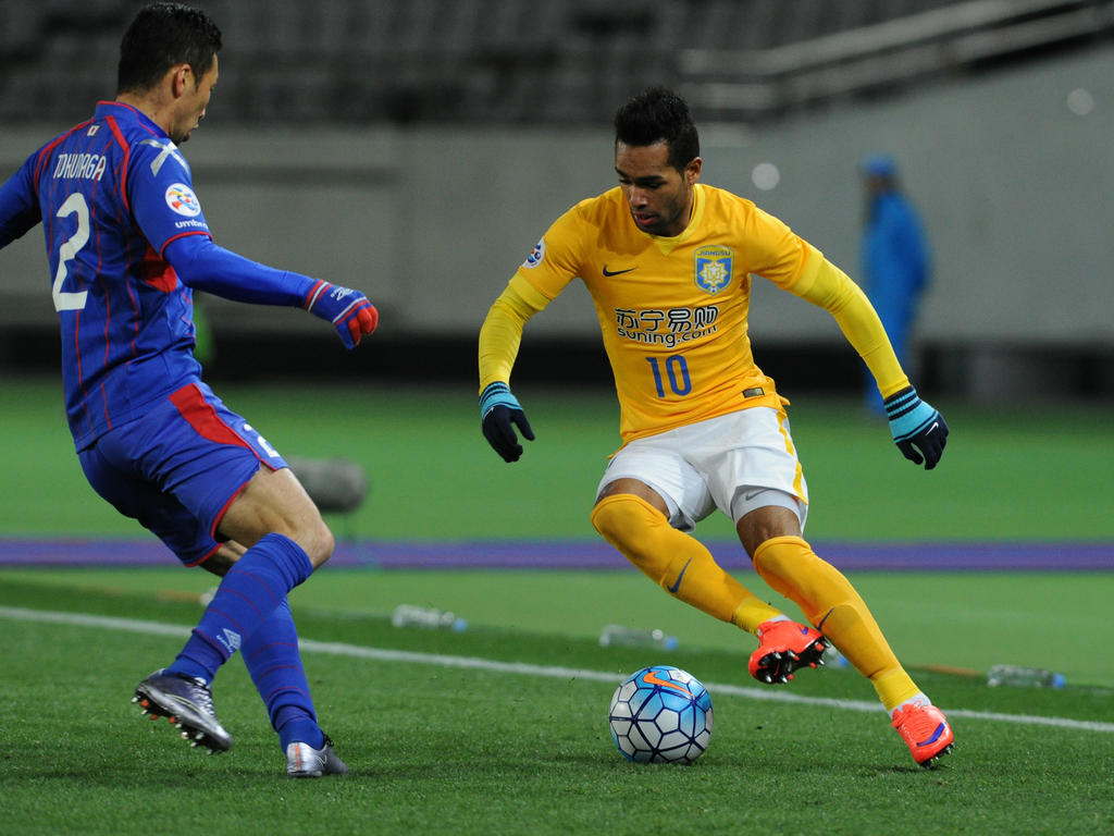Alex Teixeira und der Jiangsu Suning F.C. schieden aus Alex Teixeira und der Jiangsu Suning F.C. schieden aus