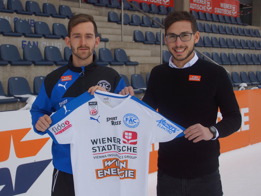 Kevin Hinterberger spielt für den Floridsdorfer AC Kevin Hinterberger spielt für den Floridsdorfer AC