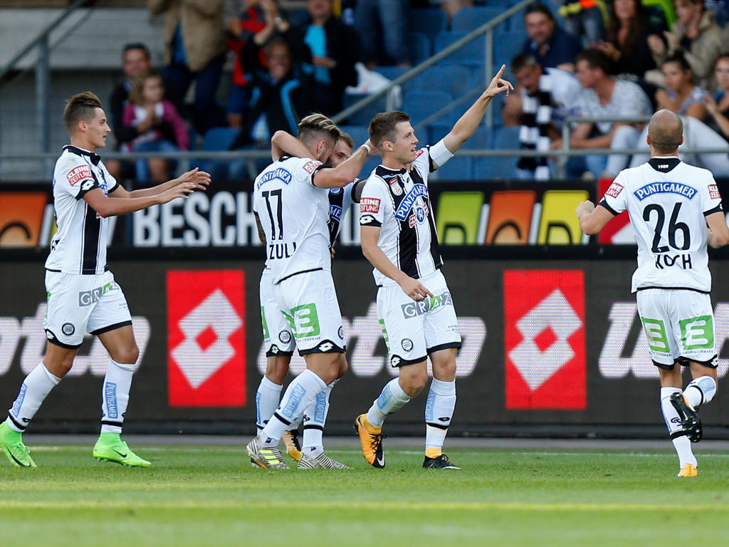 Beim SK Sturm wird weiter kräftig gejubelt Beim SK Sturm wird weiter kräftig gejubelt
