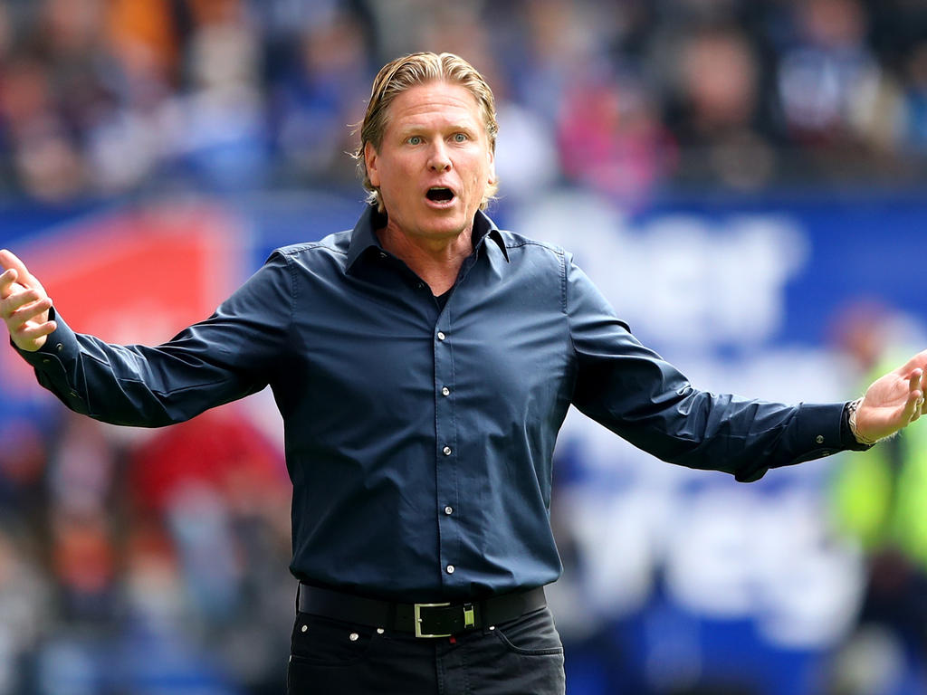 Markus Gisdol will sich am Abend erst mal ein Bier gönnen Markus Gisdol will sich am Abend erst mal ein Bier gönnen