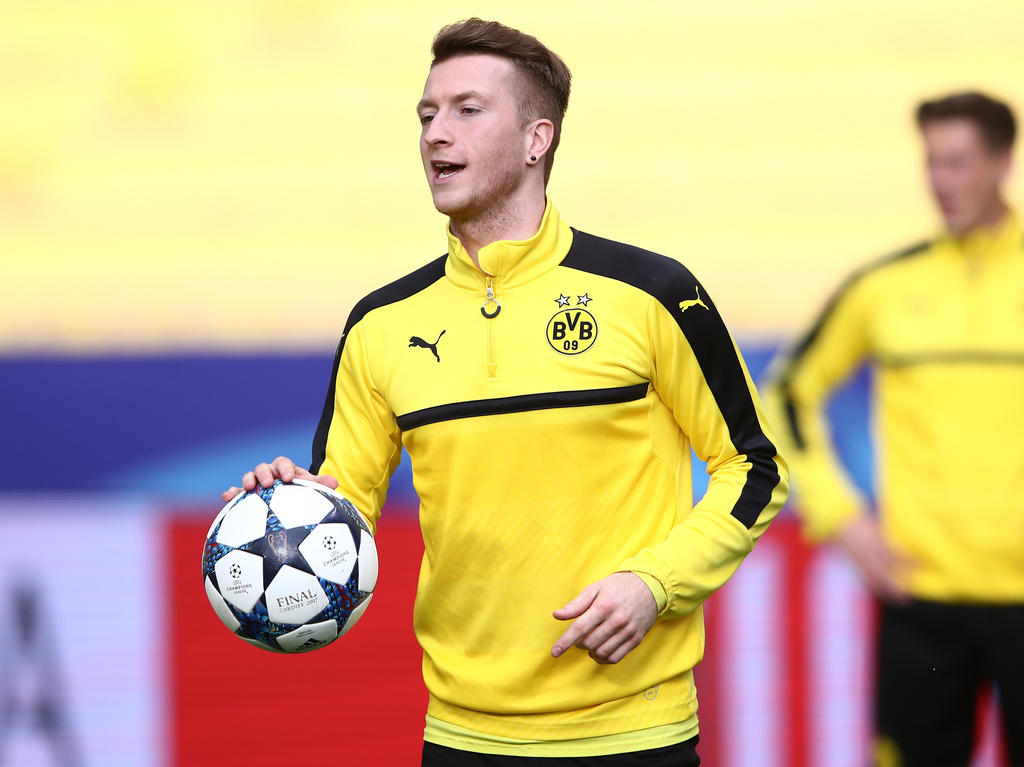 Marco Reus verausgabte sich beim Spiel gegen den AS Monaco über volle 90 Minuten Marco Reus verausgabte sich beim Spiel gegen den AS Monaco über volle 90 Minuten