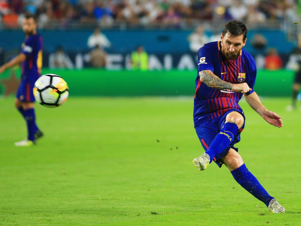 Ist mit dem FC Barcelona im Supercup gegen Real Madrid gefordert: Lionel Messi Ist mit dem FC Barcelona im Supercup gegen Real Madrid gefordert: Lionel Messi