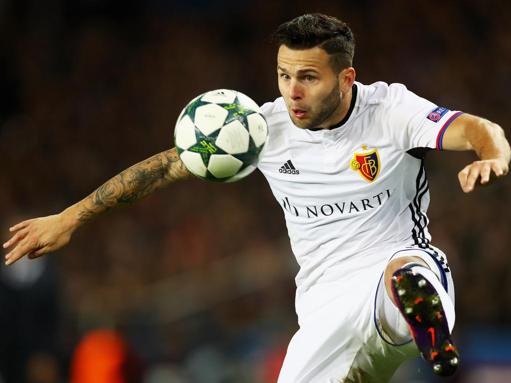 Renato Steffen erzielte einen Treffer beim Meister-Sieg des FC Basel Renato Steffen erzielte einen Treffer beim Meister-Sieg des FC Basel