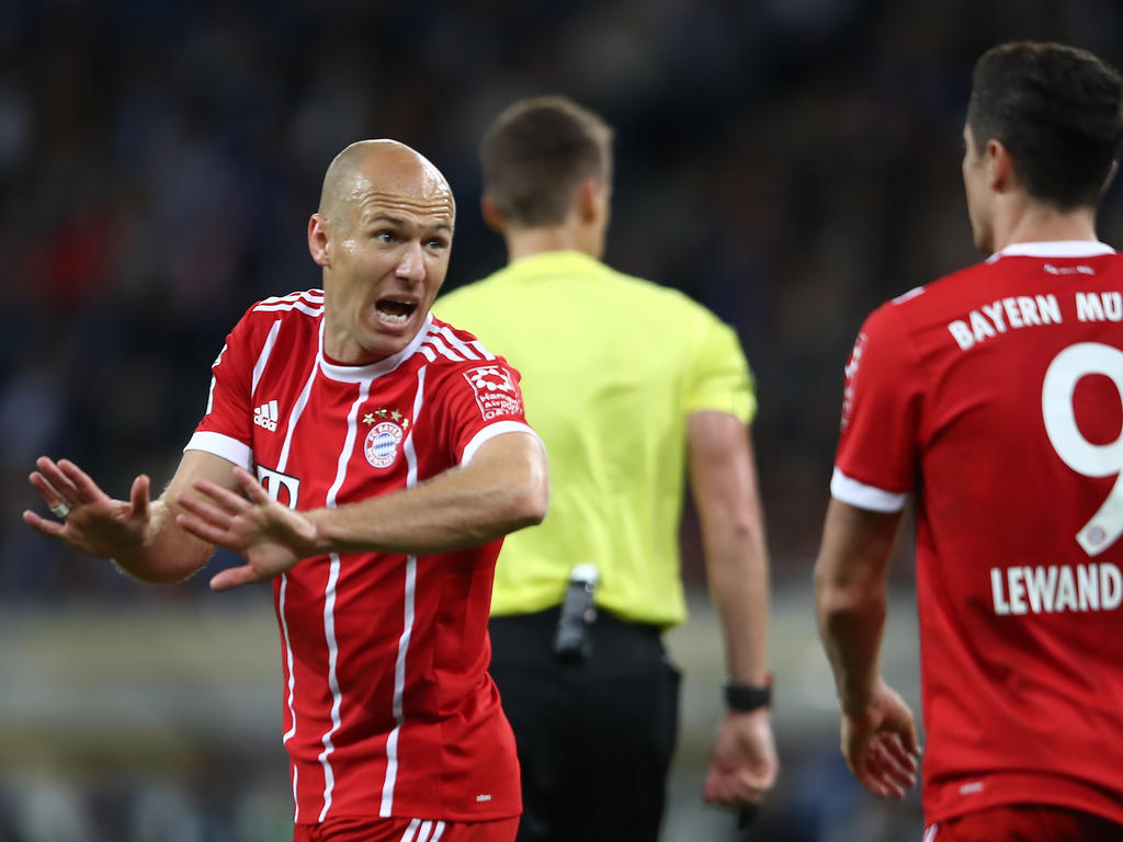 Arjen Robben war nicht zufrieden mit der Leidenschaft seiner Mitspieler Arjen Robben war nicht zufrieden mit der Leidenschaft seiner Mitspieler