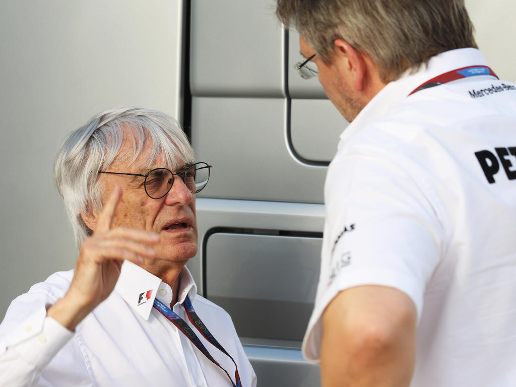 Werden keine Freunde mehr: Bernie Ecclestone (l.) und Ross Brawn Werden keine Freunde mehr: Bernie Ecclestone (l.) und Ross Brawn