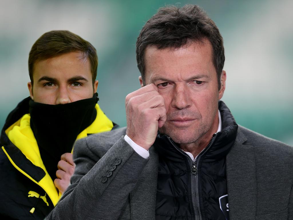 Lothar Matthäus (r.) schießt erneut gegen Mario Götze Lothar Matthäus (r.) schießt erneut gegen Mario Götze
