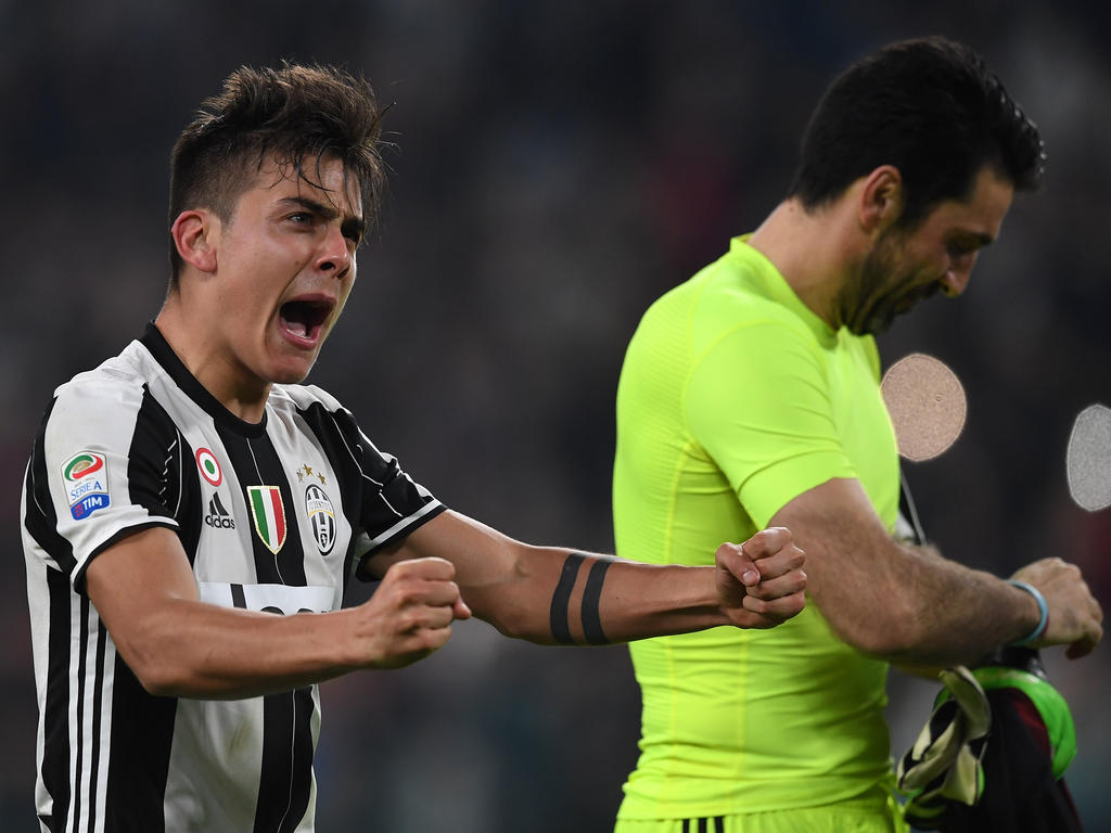 Schreie der Erleichterung bei Matchwinner Paulo Dybala Schreie der Erleichterung bei Matchwinner Paulo Dybala