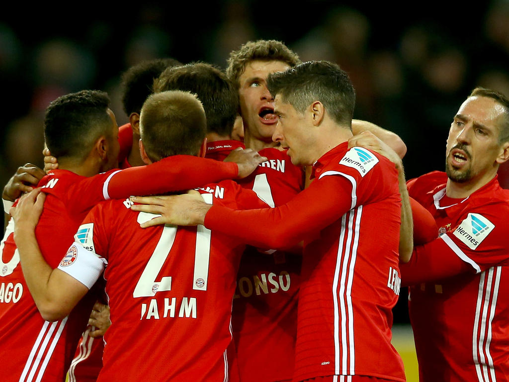 Thomas Müller erzielte das Siegtor gegen Gladbach Thomas Müller erzielte das Siegtor gegen Gladbach