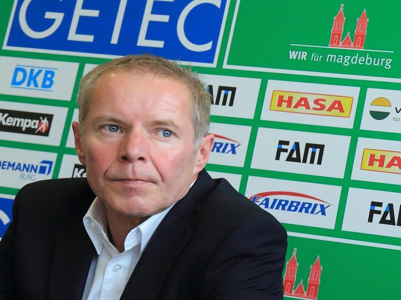 Uwe Jungandreas wird beim SC Magdeburg als neuer Trainer vorgestellt.
