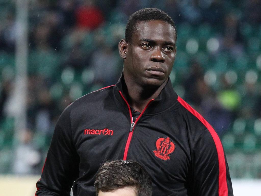 Mario Balotelli no logró anotar con el Niza en Nantes. (Foto: Imago) Mario Balotelli no logró anotar con el Niza en Nantes. (Foto: Imago)