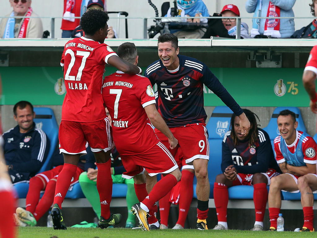 Der FC Bayern meisterte die erste Pokalhürde ohne Probleme Der FC Bayern meisterte die erste Pokalhürde ohne Probleme