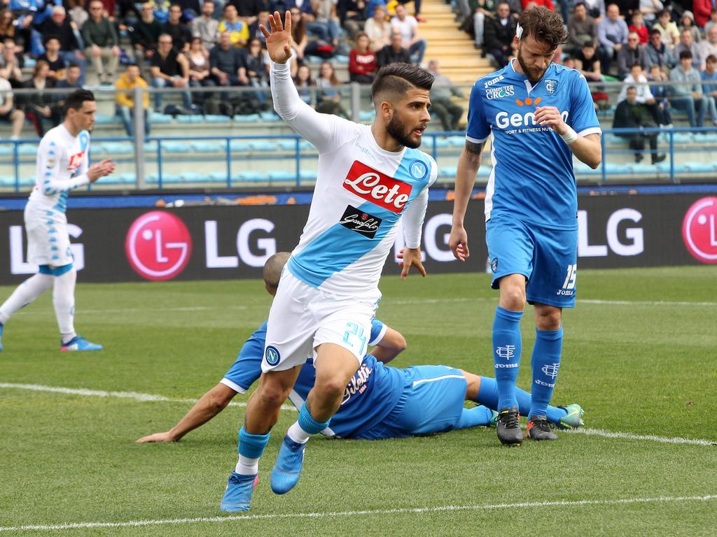 Lorenzo Insigne steuerte zwei Treffer zum 3:2-Sieg von Napoli bei Lorenzo Insigne steuerte zwei Treffer zum 3:2-Sieg von Napoli bei
