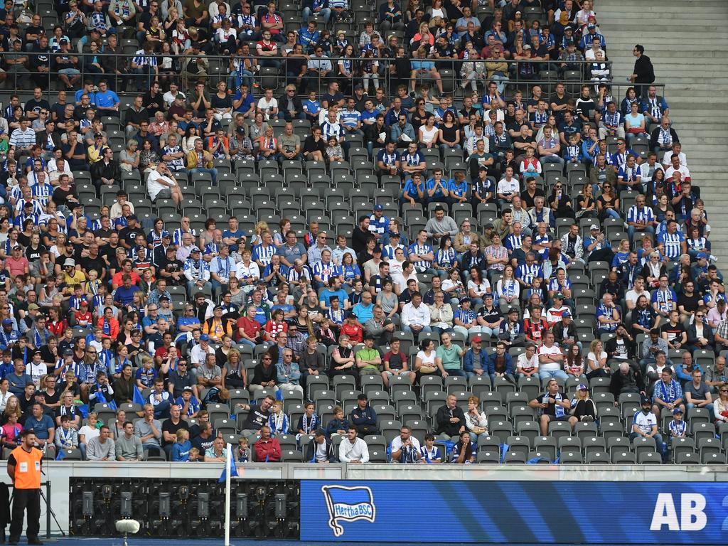 Viele freie Plätze im Olympiastadion wird es wohl auch gegen Athletic Bilbao geben Viele freie Plätze im Olympiastadion wird es wohl auch gegen Athletic Bilbao geben