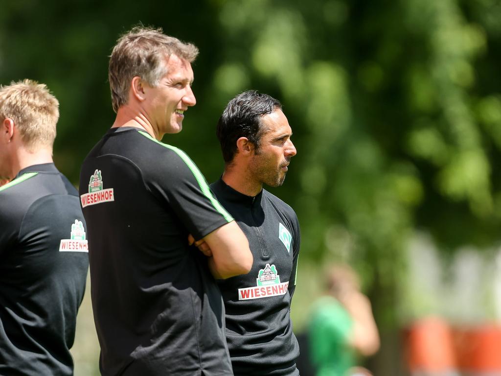 Frank Baumann stellt sich nach der Kritik hinter Alexander Nouri Frank Baumann stellt sich nach der Kritik hinter Alexander Nouri