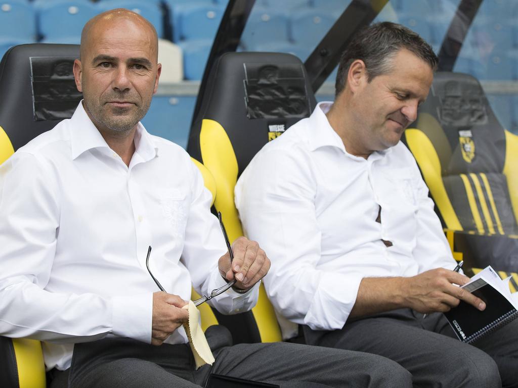 Peter Bosz (l.) Peter Bosz (l.)