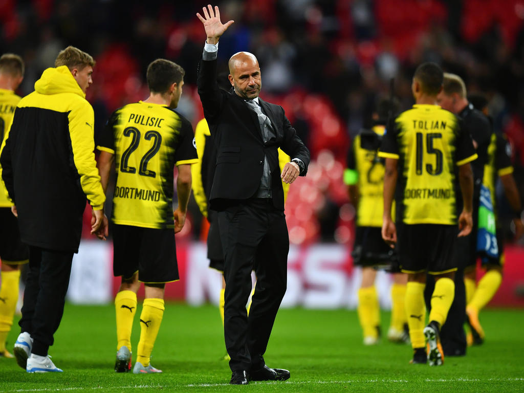 Ist heiß aufs Rückspiel: BVB-Coach Peter Bosz Ist heiß aufs Rückspiel: BVB-Coach Peter Bosz