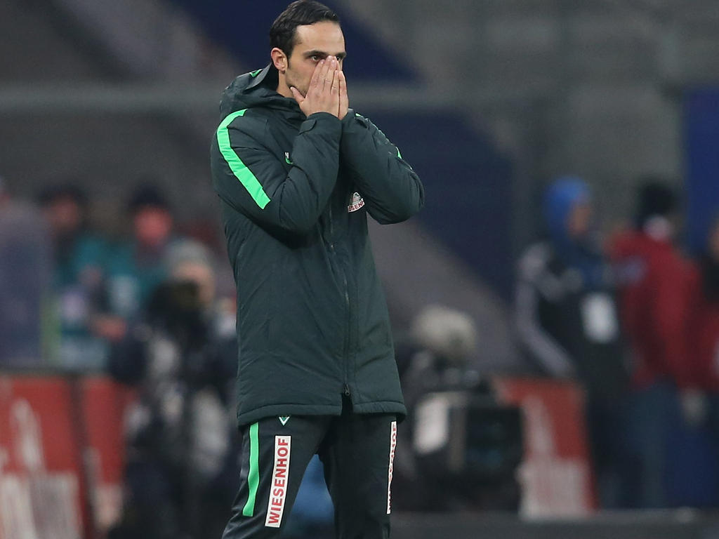 Werder-Trainer Alexander Nouri steht gegen Mainz unter Druck Werder-Trainer Alexander Nouri steht gegen Mainz unter Druck