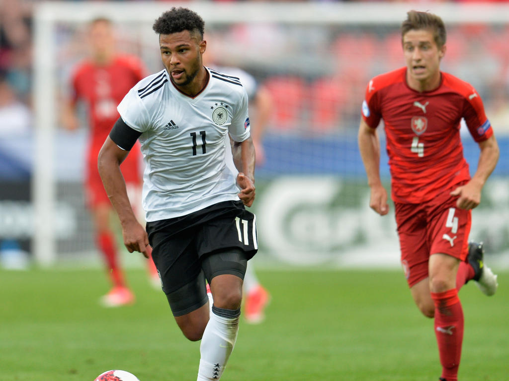 Serge Gnabry (li.) machte gegen Tschechien ein starkes Spiel Serge Gnabry (li.) machte gegen Tschechien ein starkes Spiel