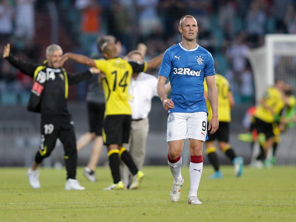 Die Glasgow Rangers sind in der Europa-League-Quali krachend gescheitert Die Glasgow Rangers sind in der Europa-League-Quali krachend gescheitert