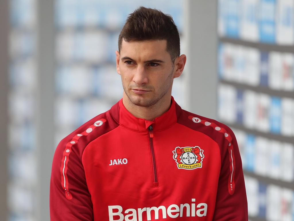Lucas Alario wartet auf seine Spielberechtigung Lucas Alario wartet auf seine Spielberechtigung