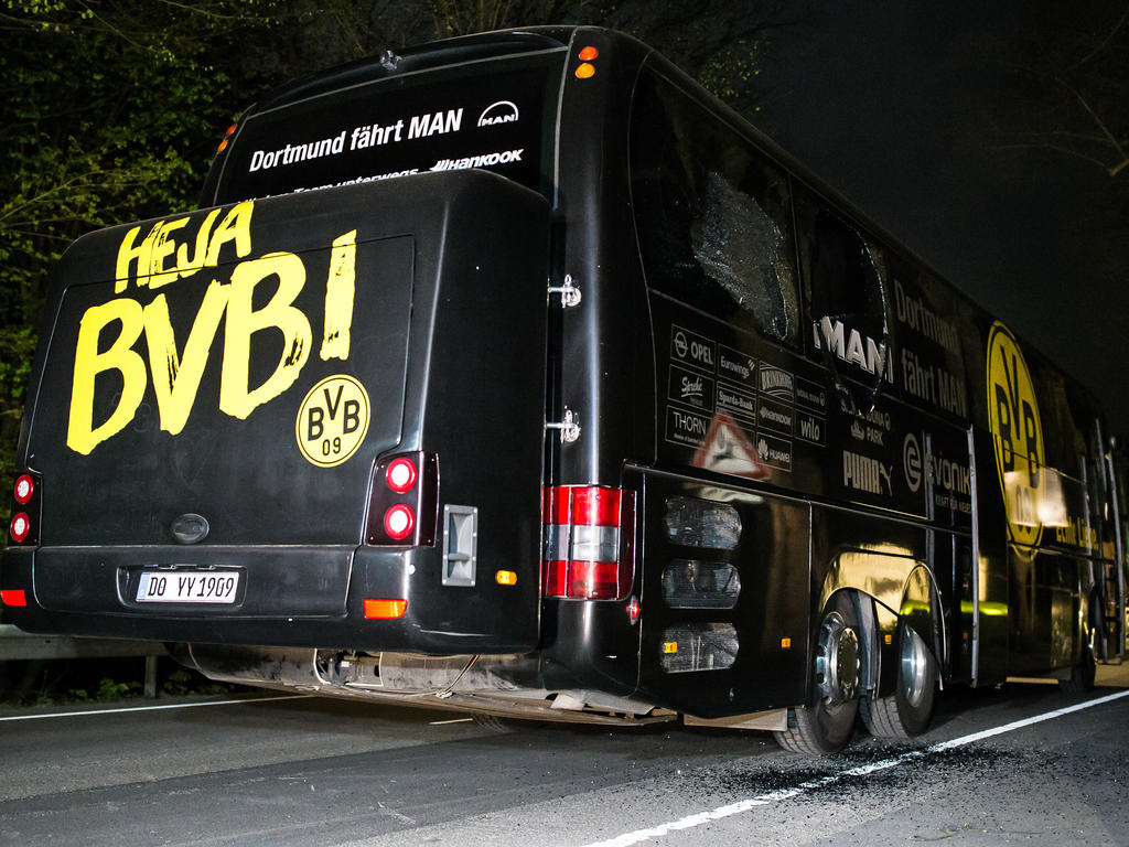 Autobús del BVB tras el atentado del pasado martes (Foto: Getty) Autobús del BVB tras el atentado del pasado martes (Foto: Getty)