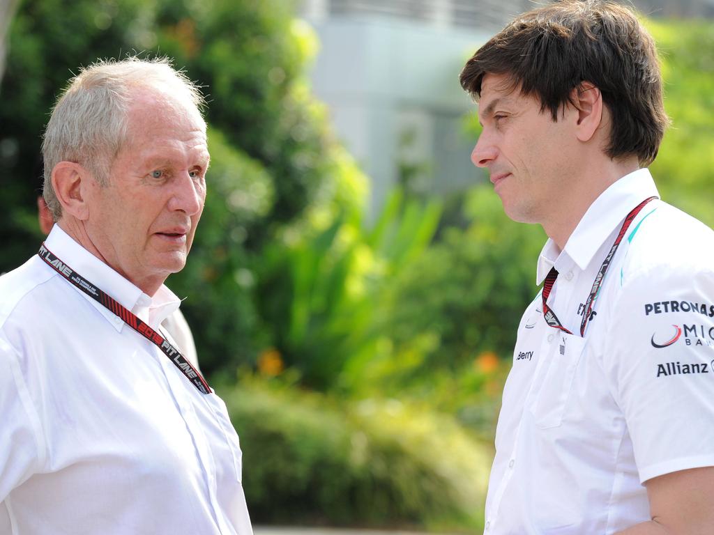 Toto Wolff findet die Aussagen von Helmut Marko gar nicht so witzig ... Toto Wolff findet die Aussagen von Helmut Marko gar nicht so witzig ...