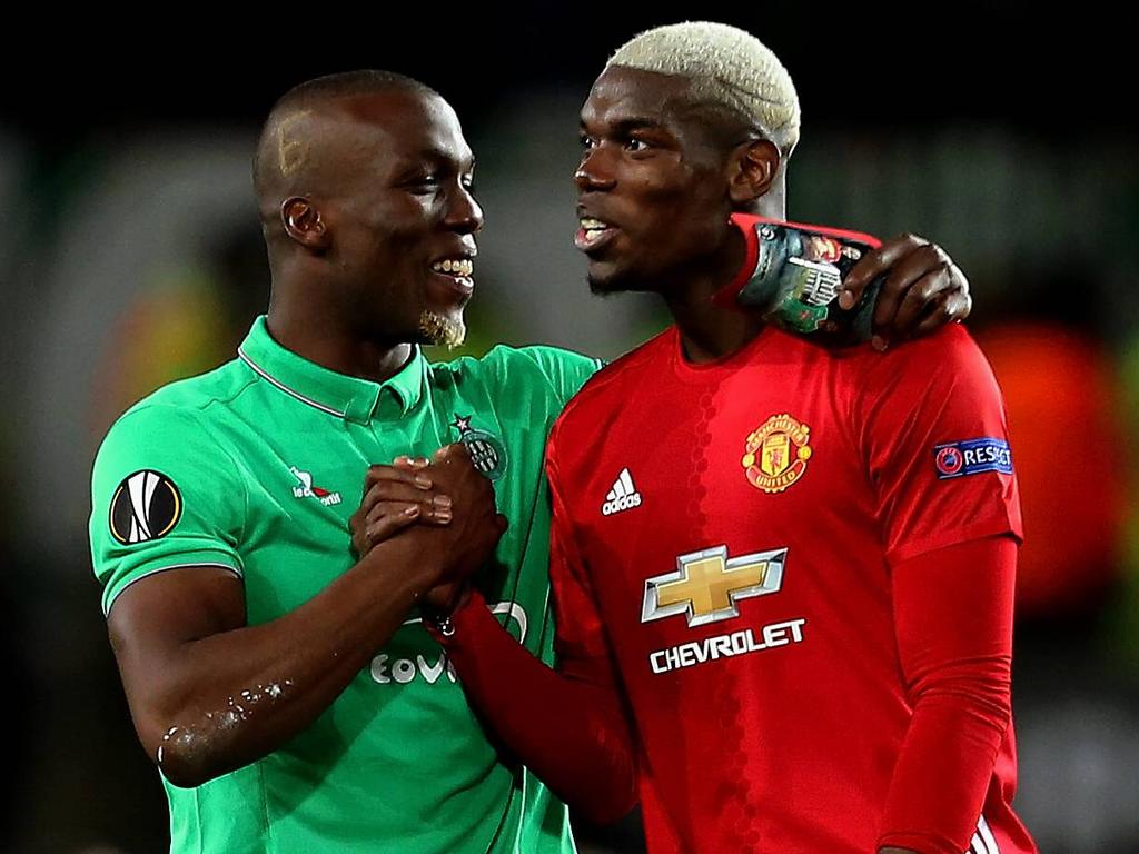 Florentin Pogba (l.) war Bruder Paul unterlegen Florentin Pogba (l.) war Bruder Paul unterlegen