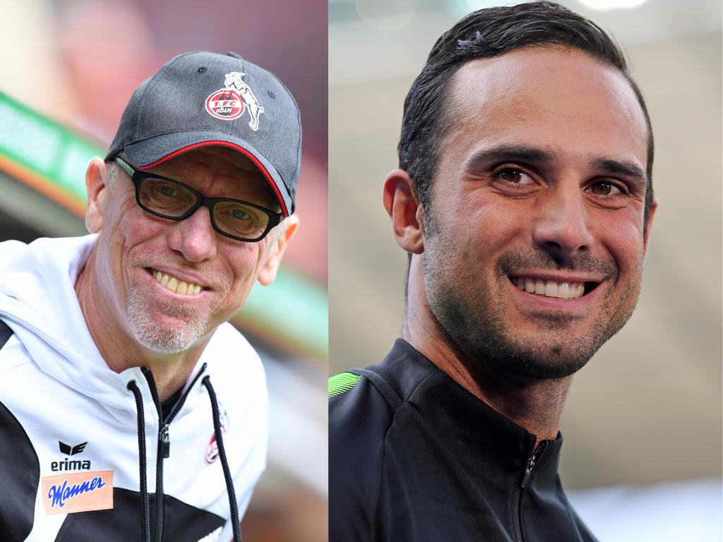 Starke Statements von Köln-Coach Stöger (li.) und SVW-Trainer Nouri (re.) Starke Statements von Köln-Coach Stöger (li.) und SVW-Trainer Nouri (re.)