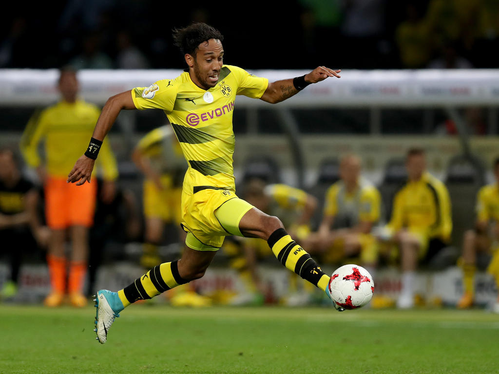 Die Zukunft von BVB-Stürmer Pierre-Emerick Aubameyang ist noch ungewiss Die Zukunft von BVB-Stürmer Pierre-Emerick Aubameyang ist noch ungewiss