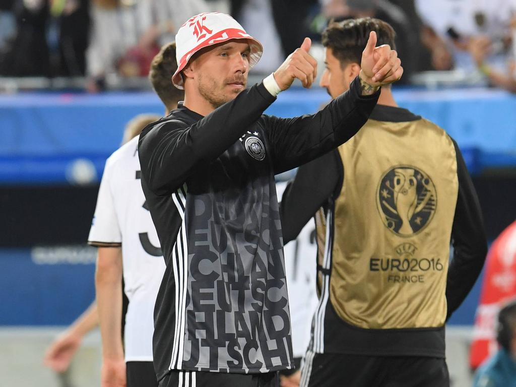 Lukas Podolski verabschiedet sich aus der deutschen Nationalmannschaft Lukas Podolski verabschiedet sich aus der deutschen Nationalmannschaft