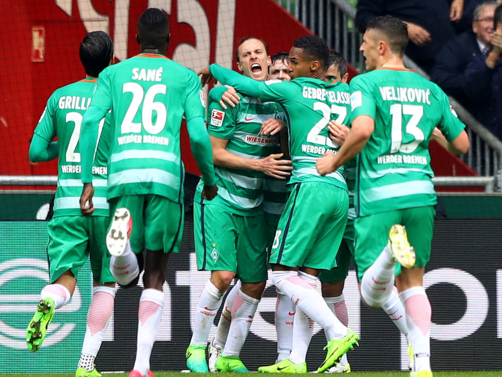 Werder Bremen ist die Mannschaft der Stunde in der Bundesliga Werder Bremen ist die Mannschaft der Stunde in der Bundesliga