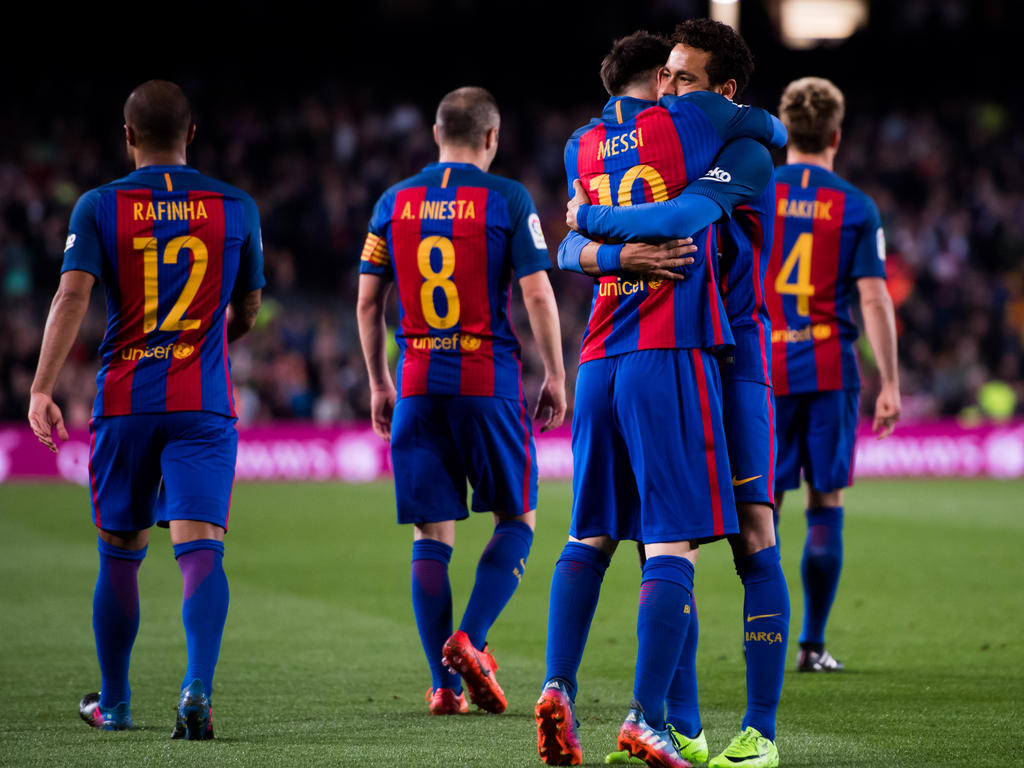 Lionel Messi war wieder einmal der gefeierte Held Lionel Messi war wieder einmal der gefeierte Held
