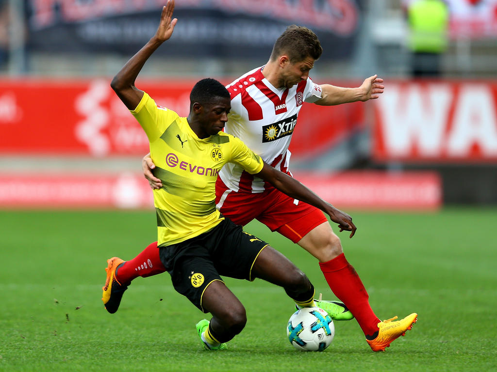 Dembélé und Co. hatten mit den Essenern so ihre Probleme Dembélé und Co. hatten mit den Essenern so ihre Probleme