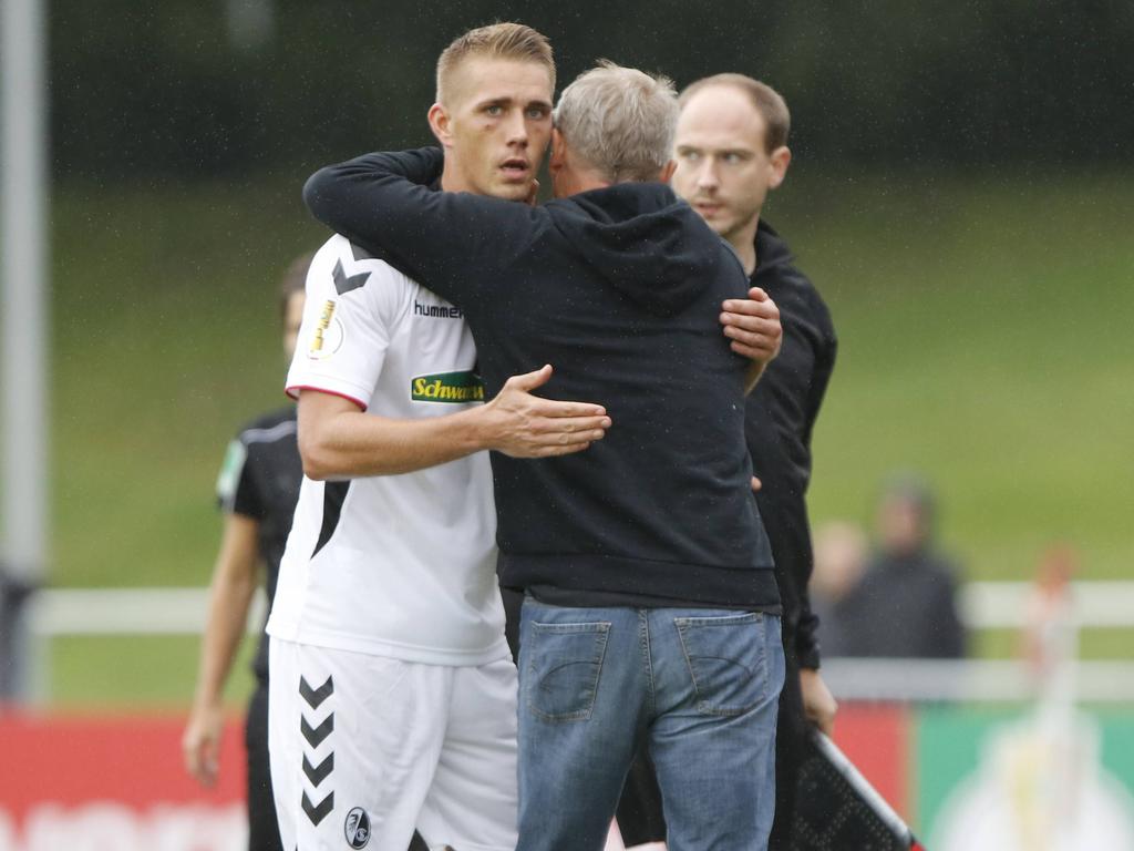 Nils Petersen und der SC Freiburg stehen in der 2. Pokalrunde Nils Petersen und der SC Freiburg stehen in der 2. Pokalrunde