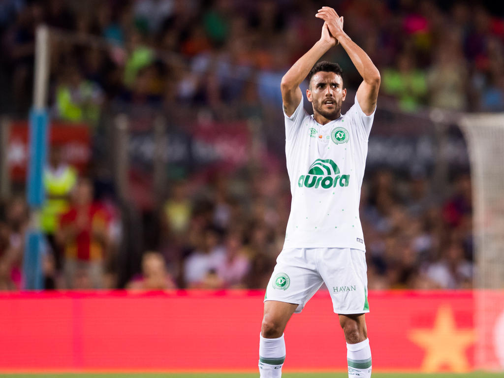 Erste Partie nach Flugzeugabsturz: Alan Ruschel Erste Partie nach Flugzeugabsturz: Alan Ruschel