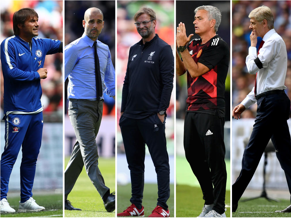 Fünf Startrainer, ein Ziel: Wer holt sich die Premier-League-Krone 17/18 Fünf Startrainer, ein Ziel: Wer holt sich die Premier-League-Krone 17/18