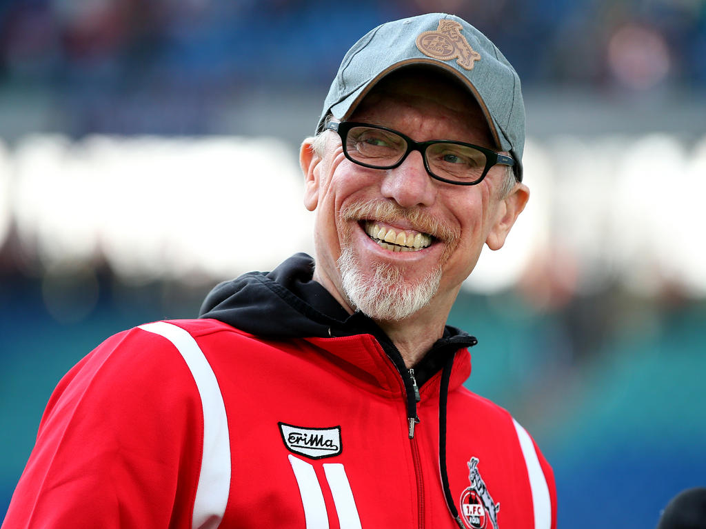 Peter Stöger sieht die Kölner durchaus mit Chancen gegen Arsenal Peter Stöger sieht die Kölner durchaus mit Chancen gegen Arsenal