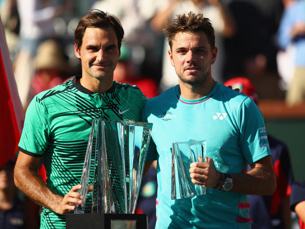 Schweizer unter sich: Federer (l.) und Wawrinka verstehen sich gut Schweizer unter sich: Federer (l.) und Wawrinka verstehen sich gut