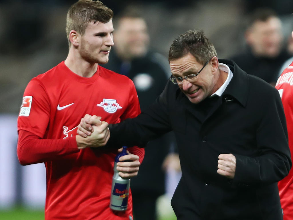 Timo Werner ist ein Eckpfeiler in den Überlegungen von Ralf Rangnick (r.) Timo Werner ist ein Eckpfeiler in den Überlegungen von Ralf Rangnick (r.)