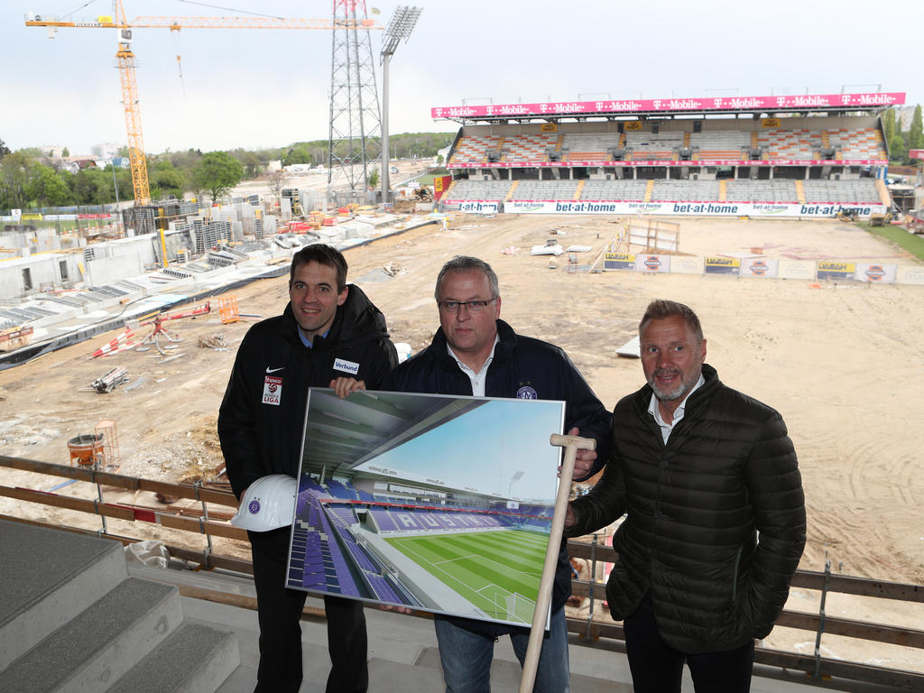 Die Austria ist beim Stadionumbau im Plan Die Austria ist beim Stadionumbau im Plan