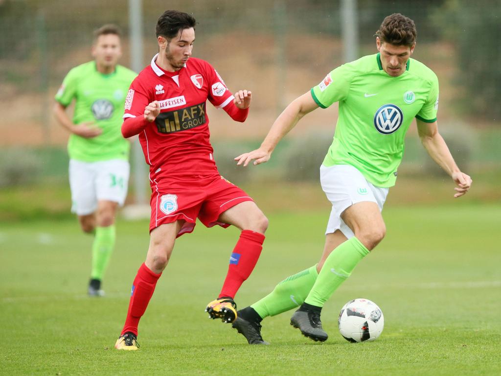 Mario Gomez traf für den VfL Wolfsburg Mario Gomez traf für den VfL Wolfsburg