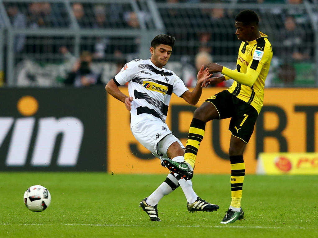Mo Dahoud (l.) trifft auf seinen kommenden Arbeitgeber Mo Dahoud (l.) trifft auf seinen kommenden Arbeitgeber