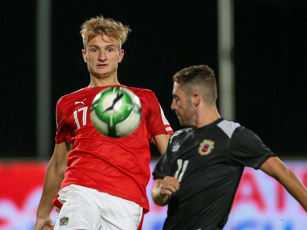 Stefan Posch und Leon Clinton im Kampf um den Ball beim 3:0-Heimsieg Österreichs im U21-EM-Qualifikationsspiel gegen Gibraltar (8.6.2017) Stefan Posch und Leon Clinton im Kampf um den Ball beim 3:0-Heimsieg Österreichs im U21-EM-Qualifikationsspiel gegen Gibraltar (8.6.2017)