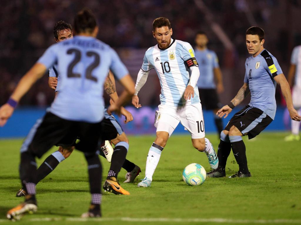 Lionel Messi konnte nur bedingt Akzente setzen Lionel Messi konnte nur bedingt Akzente setzen