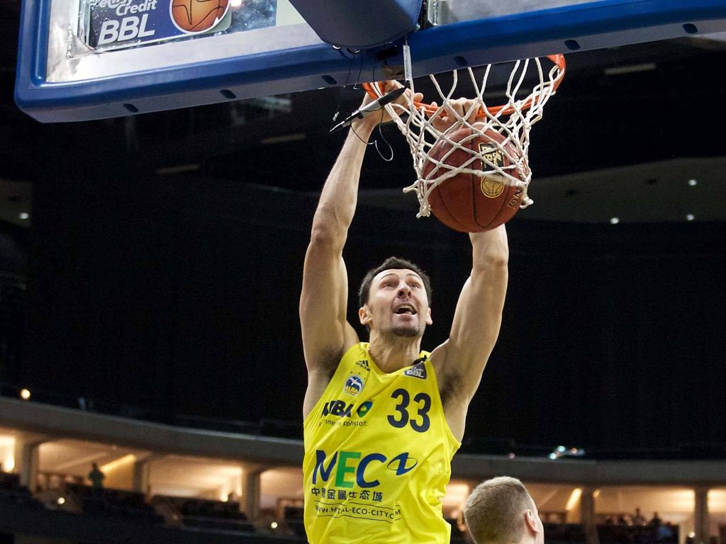 Brian Qvale war mit 21 Punkte Top-Scorer der Oldenburger Brian Qvale war mit 21 Punkte Top-Scorer der Oldenburger