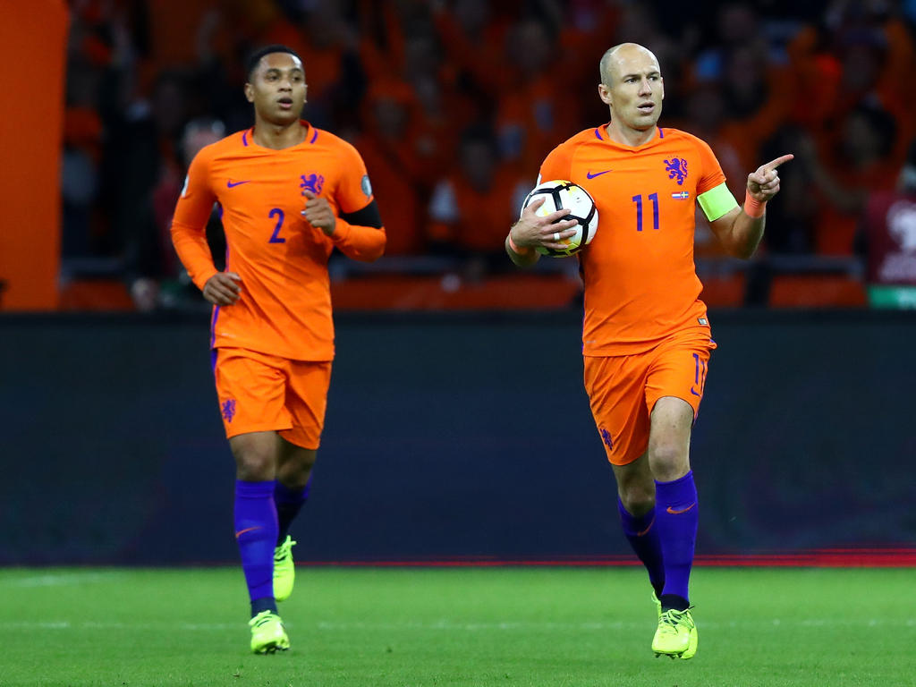 Mann des Abends: Erst traf Arjen Robben doppelt, dann beendete er seine Karriere in der Elftal Mann des Abends: Erst traf Arjen Robben doppelt, dann beendete er seine Karriere in der Elftal